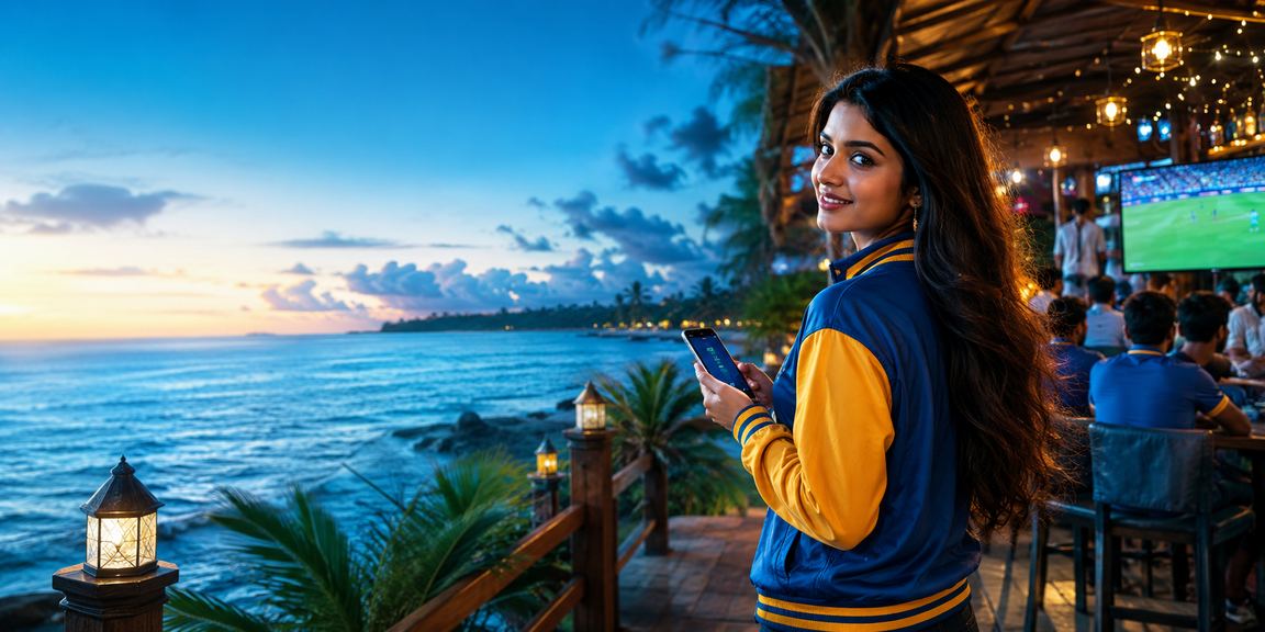 সেন্ট মার্টিন সৈকতে ক্রিকেট বাজির দৃশ্য